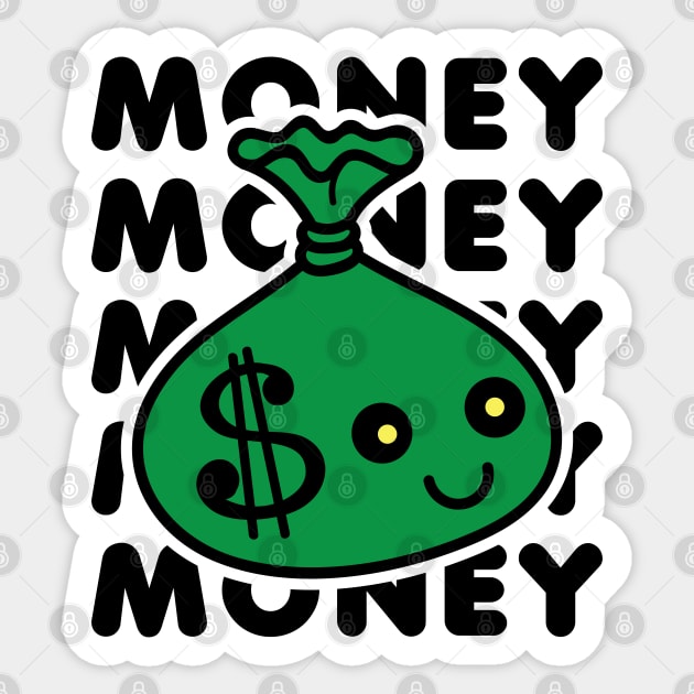 Funny Money bag Sticker by Emma Creation